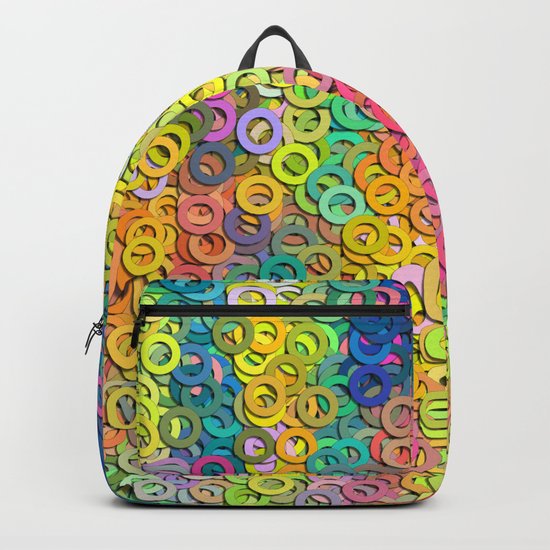 Little colorful rings Backpack