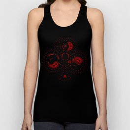 83 Drops - Clubs (Red & Black) Tank Top