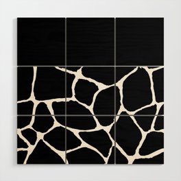 Black & White Stone Tiling Wood Wall Art