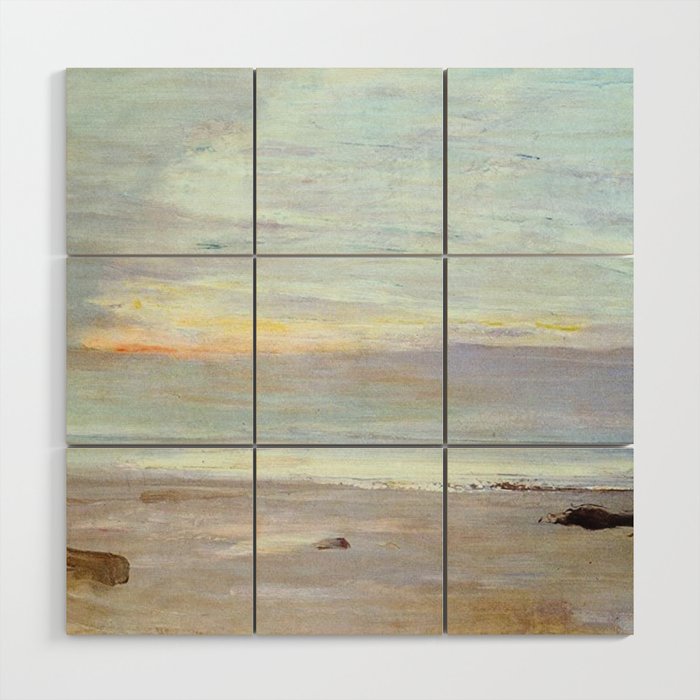 Crepuscule In Opal Trouville By James Mcneill Whistler  Wood Wall Art