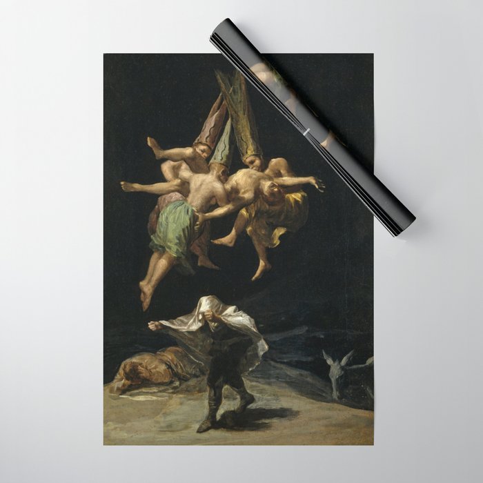 Witches' Flight Francisco Goya Wrapping Paper