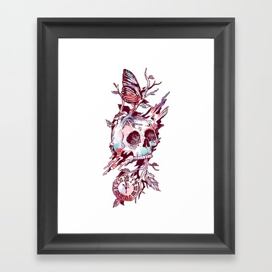 Mors et Natura 2.0 Framed Art Print