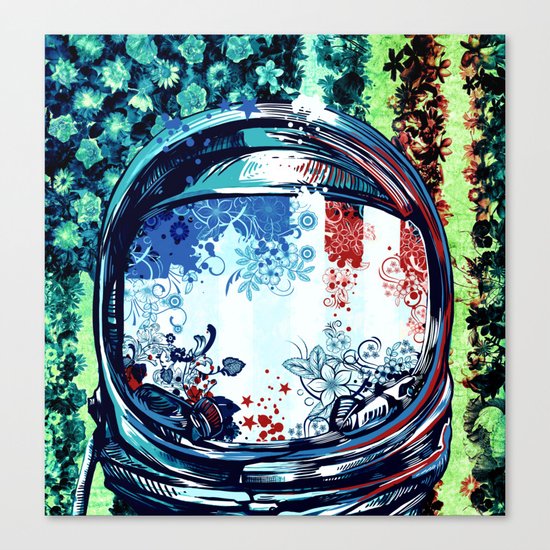 pop art usa collage 3 Canvas Print