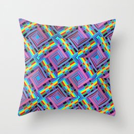 Playing with Blocks Throw Pillow