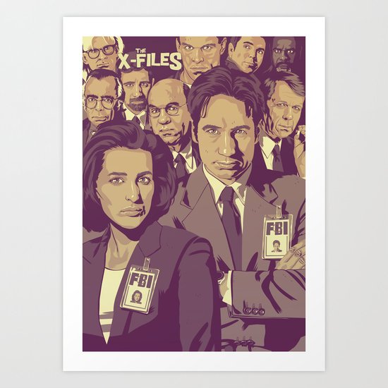 THE X-FILES v1 Art Print