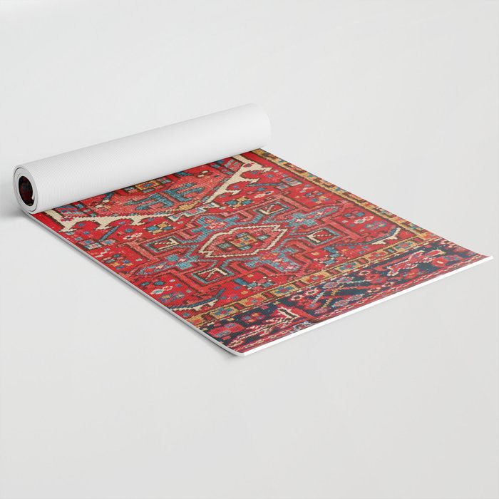 antique persian rug pattern Yoga Mat by stinkpad Society6