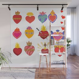 sacred hearts Wall Mural