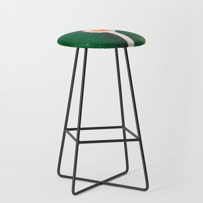 Aerial Manhattan Beach pier ocean view Bar Stool