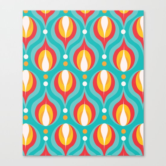 Colorful Dewdrops Canvas Print