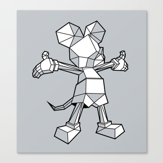 Origamey Mouse Canvas Print
