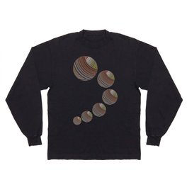 planet pattern Long Sleeve T Shirt