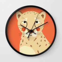 Cheetah, Animal Portrait Wall Clock
