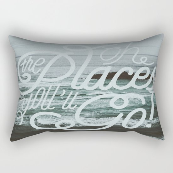 Oh the places you'll go! Rectangular Pillow