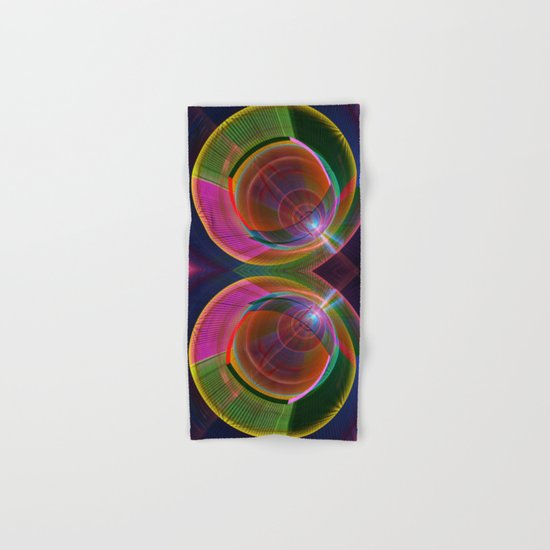 Colourful geometric abstract Hand & Bath Towel
