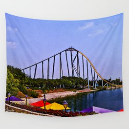 Roller Coaster Of Life Wall Tapestry