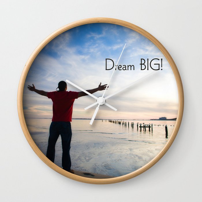 Dream BIG! Wall Clock