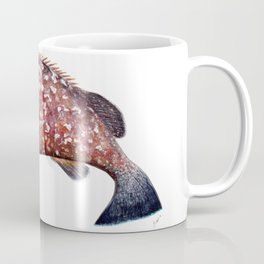 Dusky grouper or merou Coffee Mug