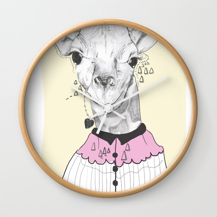 Grandma Giraffe Wall Clock