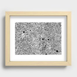 Cell Pattern Recessed Framed Print