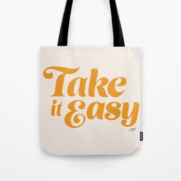 Take it Easy (Yellow Palette) Tote Bag