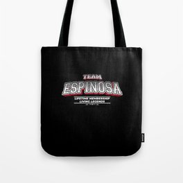 Team ESPINOSA Family Surname Last Name Member Tote Bag