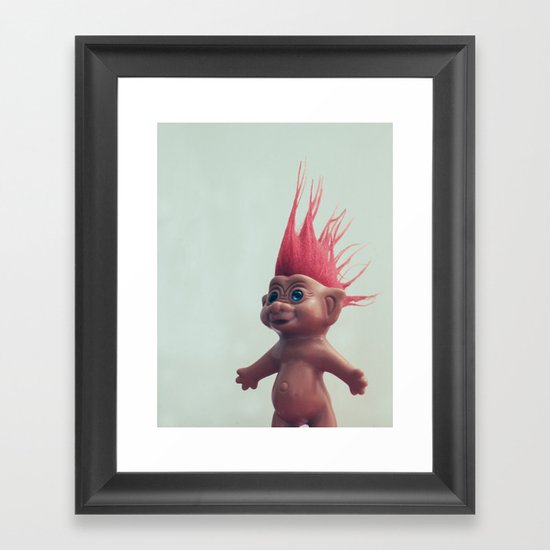 troll Framed Art Print