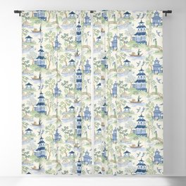 Chinoiserie Blackout Curtain