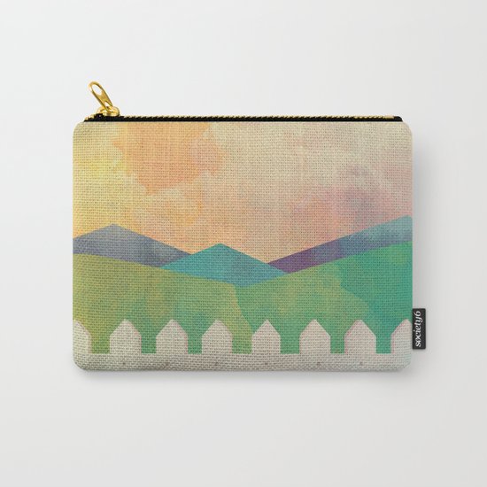 Watercolor Farm Carry-All Pouch