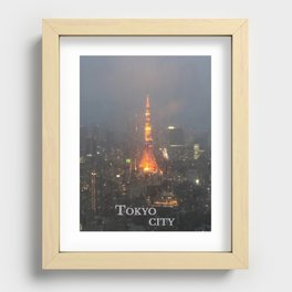 TOKYO CITY Recessed Framed Print