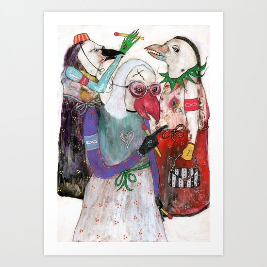 Groupuscule Moinards Art Print
