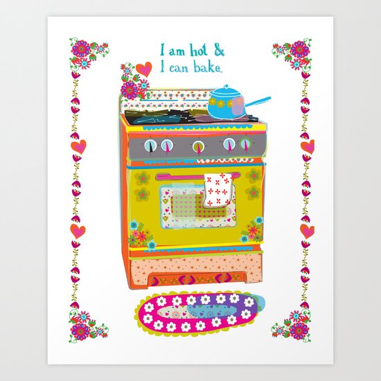 Hot Baker Art Print