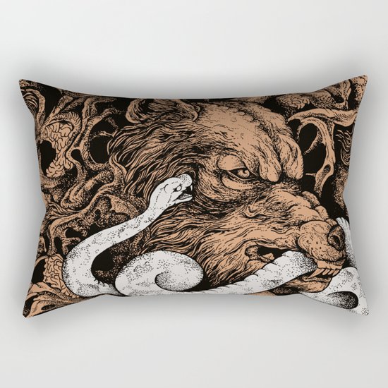 The End Of Light Rectangular Pillow