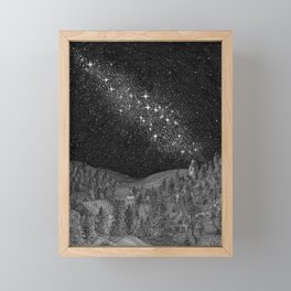 Sleeping Under the Stars Framed Mini Art Print