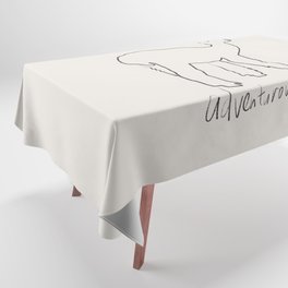 Adventurous alpaca Tablecloth