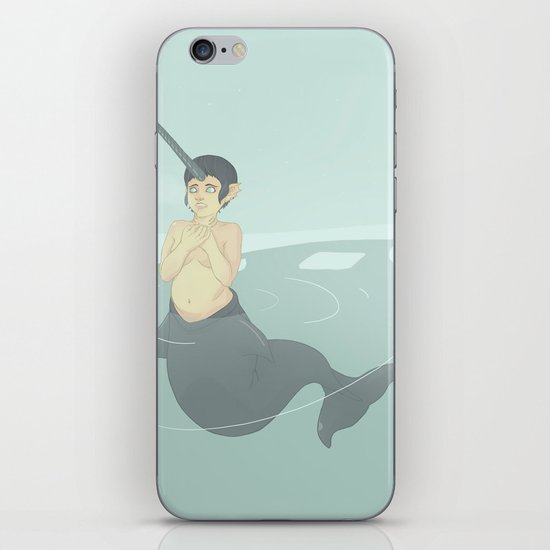Narwhal Mermaid iPhone & iPod Skin