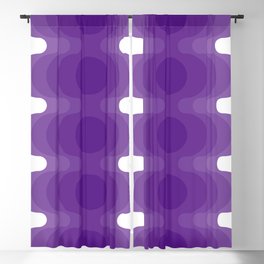 Violet Echoes Blackout Curtain