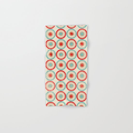 Colorful Circles III Hand & Bath Towel