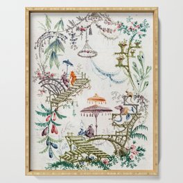 Enchanted Forest Chinoiserie Serving Tray