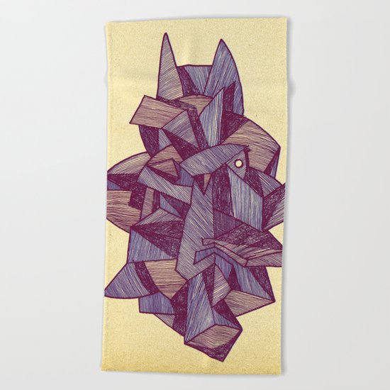- batpunk - Beach Towel