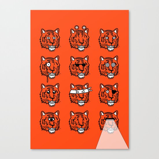 Eyes Of The Tiger Canvas Print