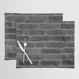 Black And White Brick Placemat