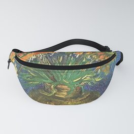 Fritillaries (lilies) in a Copper Vase by Vincent van Gogh Fanny Pack