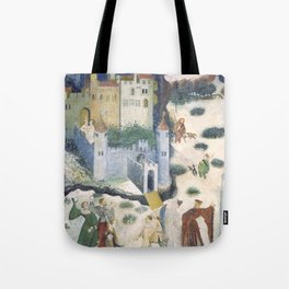 Medieval castle Tote Bag