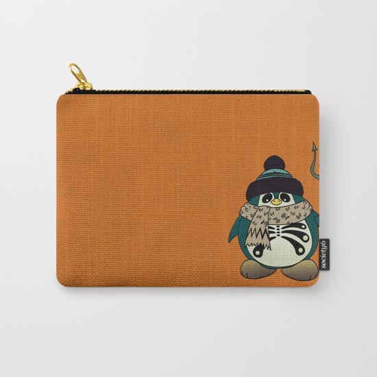 Harold The Penguin.Halloween character Carry-All Pouch