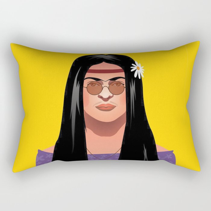 Frida hippie Rectangular Pillow