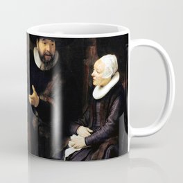 The Mennonite Preacher Anslo and his Wife (1641) by Rembrandt Coffee Mug