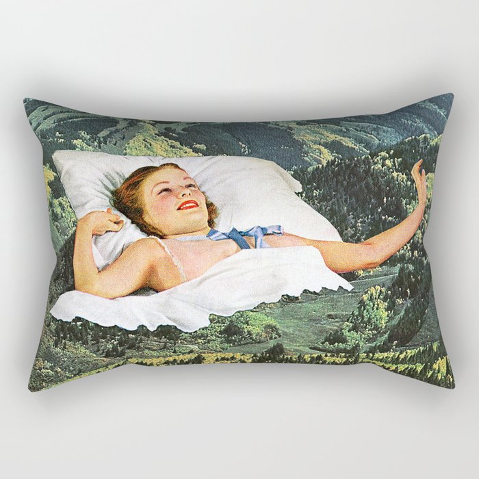 Rising Mountain Rectangular Pillow