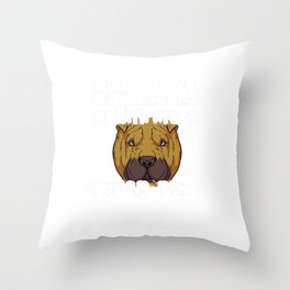 Sorry I Have Plans With My Shar-Pei Dog Gift Throw Pillow