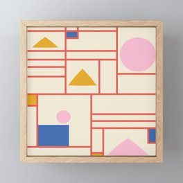 Grid 80 Framed Mini Art Print