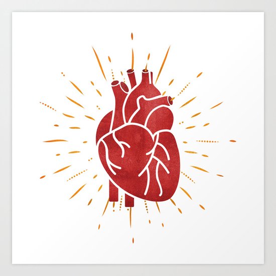 Heart Art Print